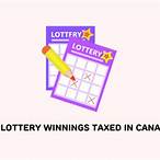 are lottery winnings taxed in ontario